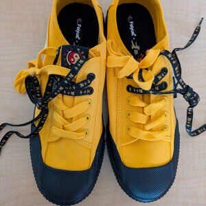 Feiyue Bruce Lee Special Edition Low Top Sneaker Yellow NWT. US 10M/12W/EUR 43